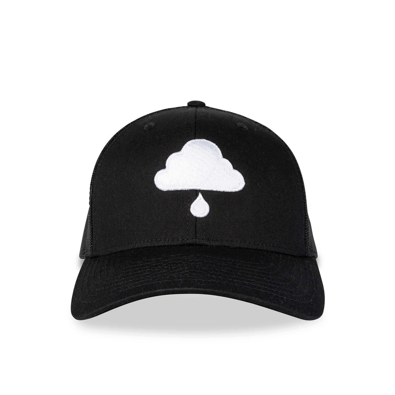 Logo Trucker Hat in Black